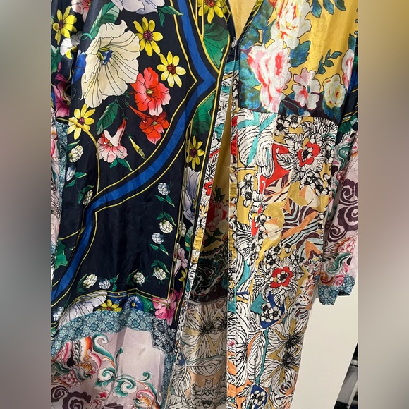 🔺 SOLD 🔺 Johnny Was Silk Cardigan Tunic *SOLD AS IS* - Picture 9 of 13